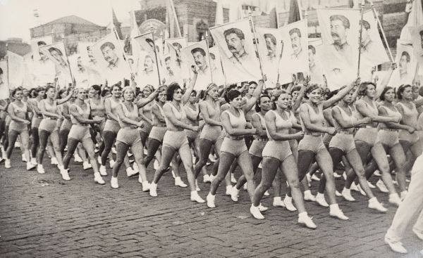 Физкультурный парад на Красной площади. Москва. 1938 г. 
